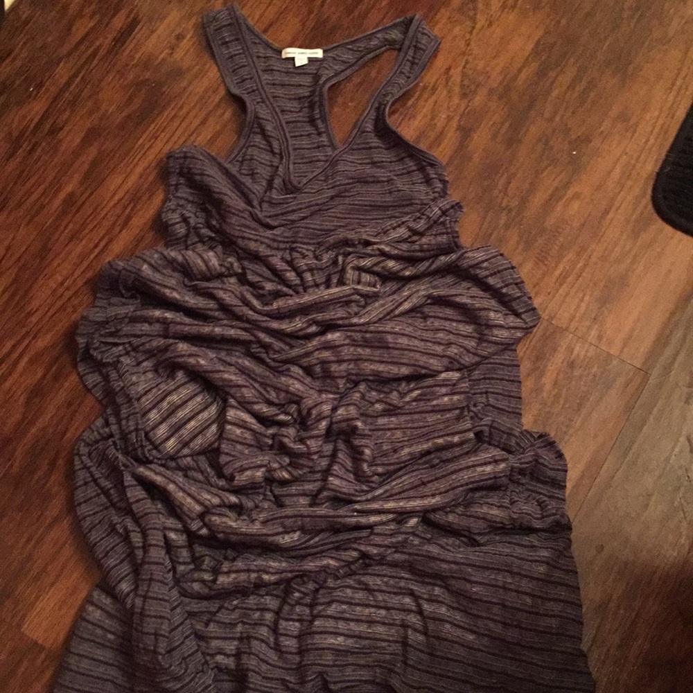 James Perse striped maxi tank dress